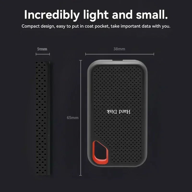 Rugged External SSD Hard Drive (1TB - 256TB) Smart Technology