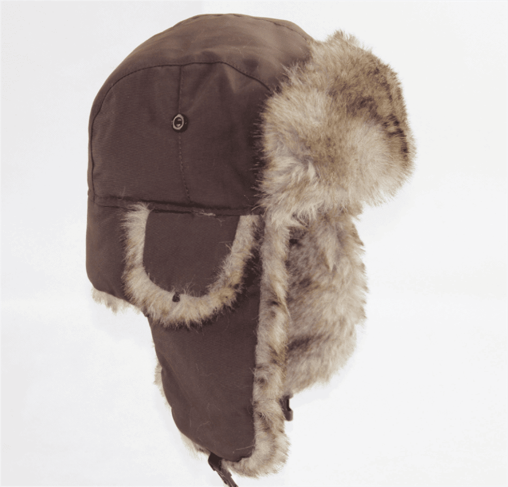 Russian Furr lined winter Bomber Hat Thermal & Wool Beanies BushLine