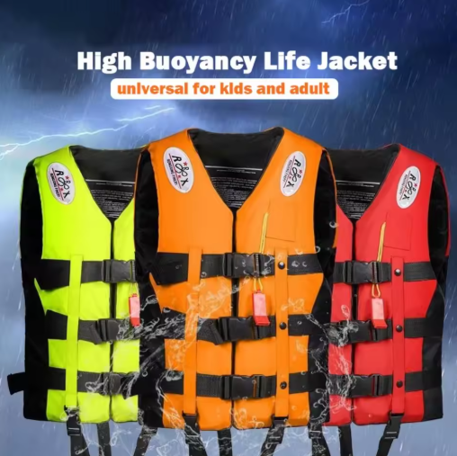 S -XXXL Boating Jacket Life Jacket Adult Children with Whistle Marine & Fishing