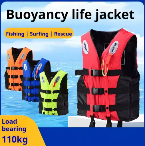 S -XXXL Boating Jacket Life Jacket Adult Children with Whistle Marine & Fishing