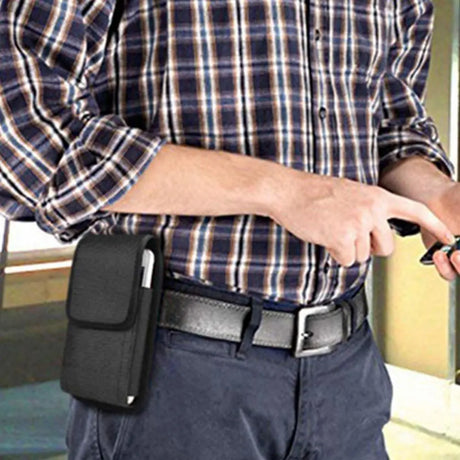 Expandable Phone Holster with Belt Loops & Clip phone stuff BushLine 150mm x 80mm  