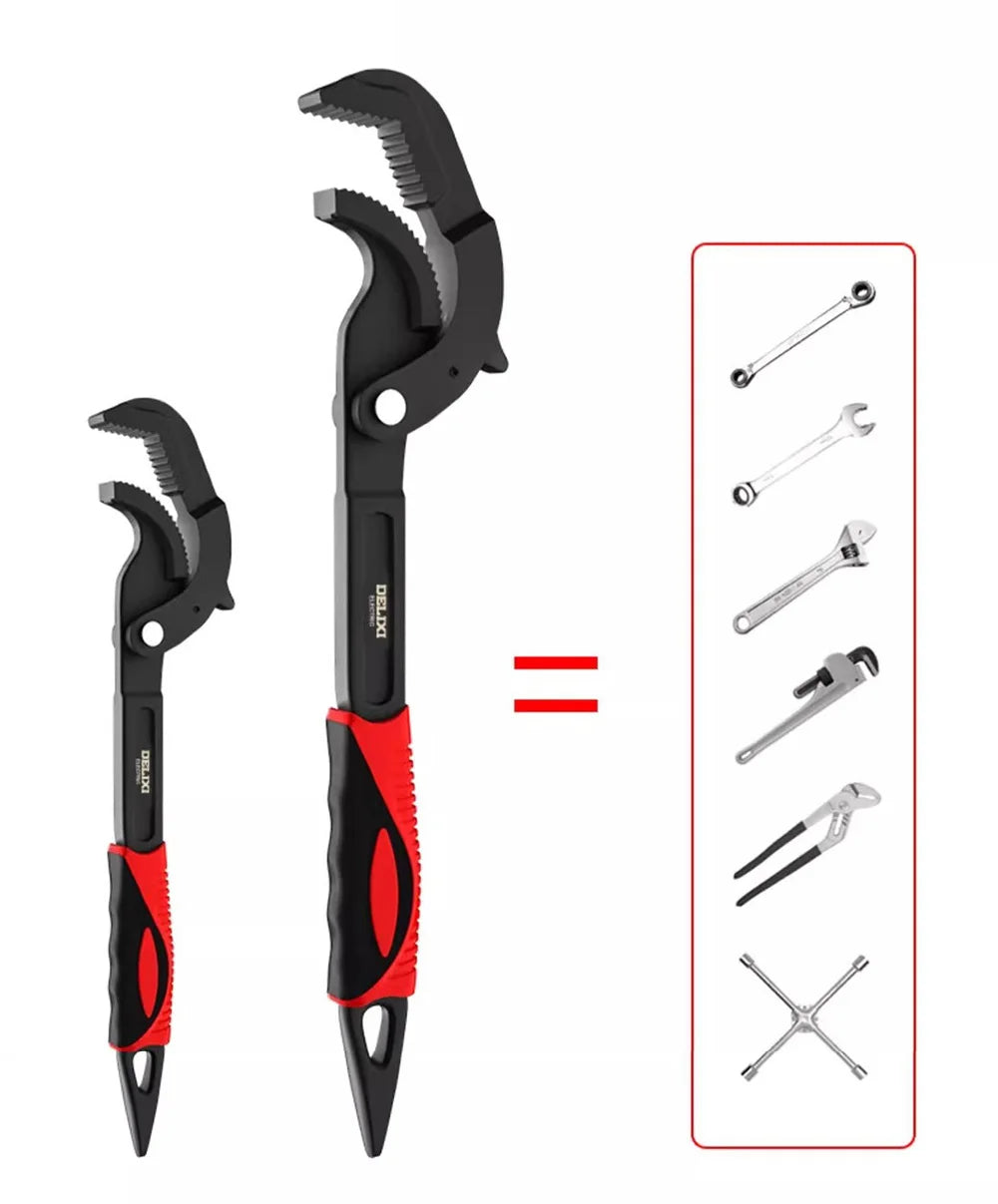 Universal Wrench Multifunction Quick Snap Grip Adjustable Spanner tools  BushLine