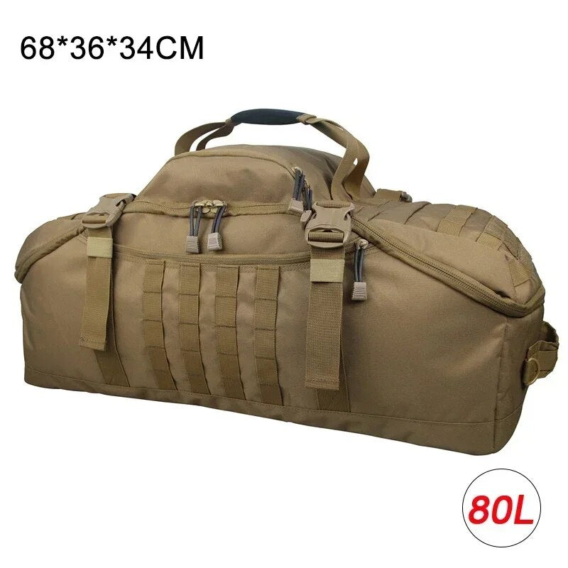 Sport Molle Combination Carry Bag Backpacks BackPacks BushLine 80L Brown