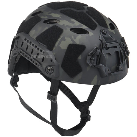 ABS Tactical Sports Safety Helmet Helmets & Packs BushLine BLACK MULTICAM  