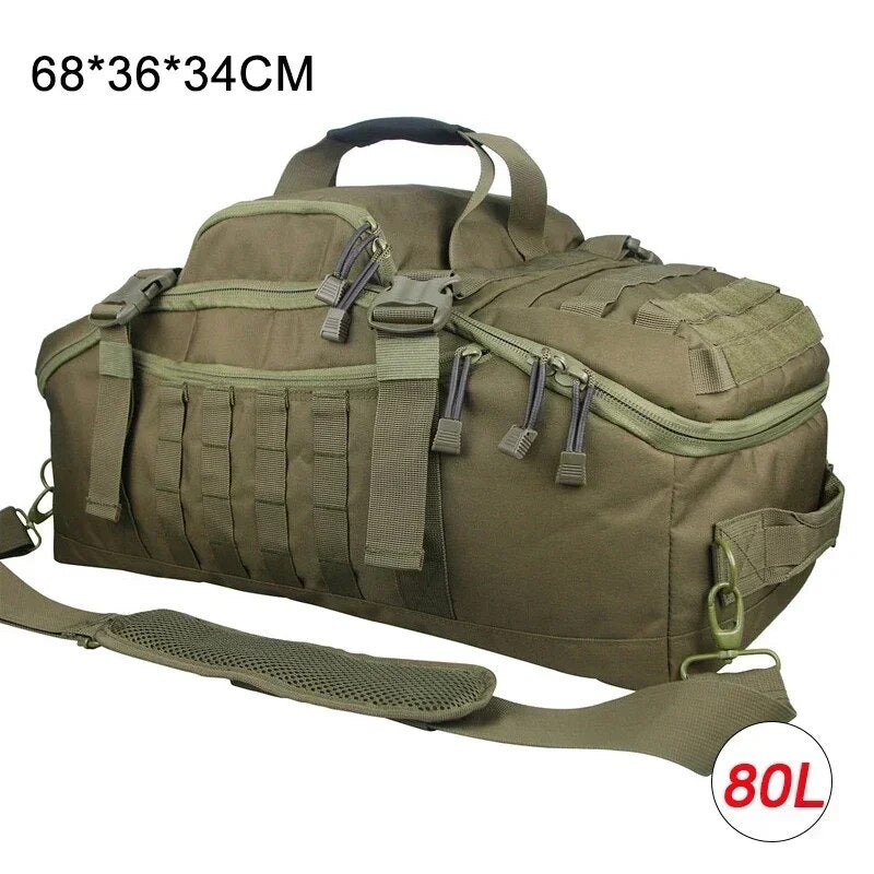 Sport Molle Combination Carry Bag Backpacks BackPacks BushLine 80L OD Green