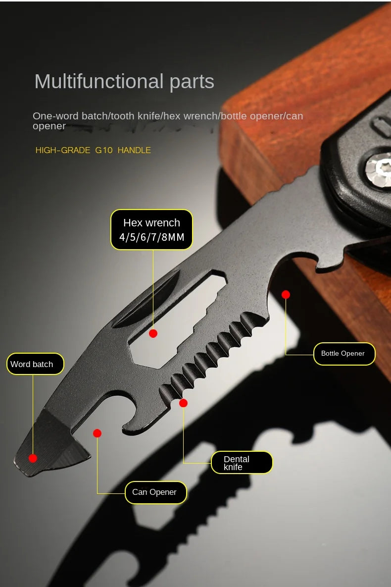 Multitool Pliers Hammer Adjustable Spanner Stainless Steel Multi-tools BushLine