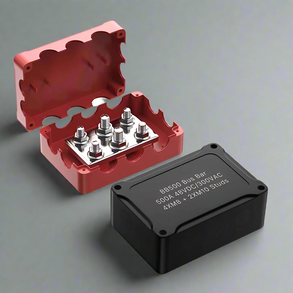 500A Marine Bus Bar 48V Power Distribution Block M10 & M8 in 1 electrical supplys BushLine