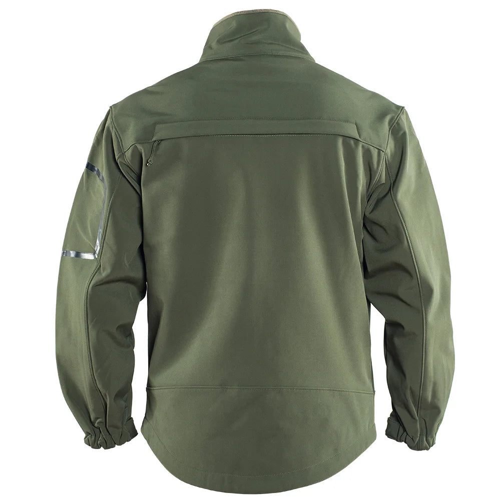 Tactical Fleece Jacket Waterproof Softshell Windbreaker Jackets BushLine