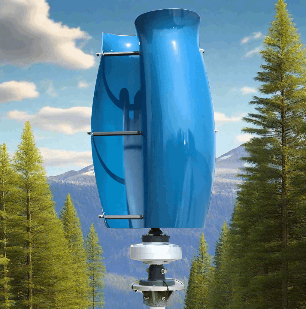 ST-10kW, 15kW & 20kW Vertical Tulip Wind Turbine 12V 24V 48V Wind Power Vertical