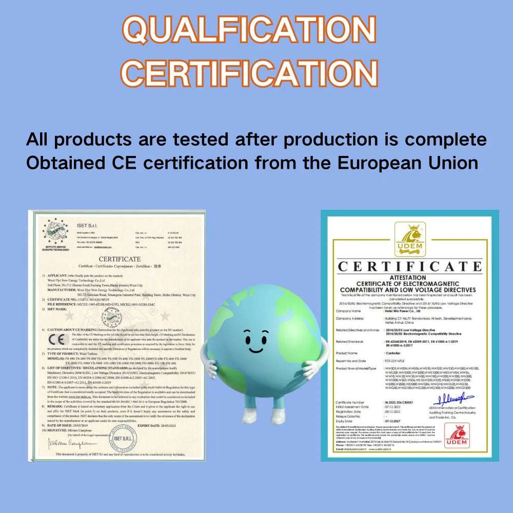 ST-2000 2Kw Vertical Axis Tulip Wind Turbine 12V 24V 48V Wind Power BushLine