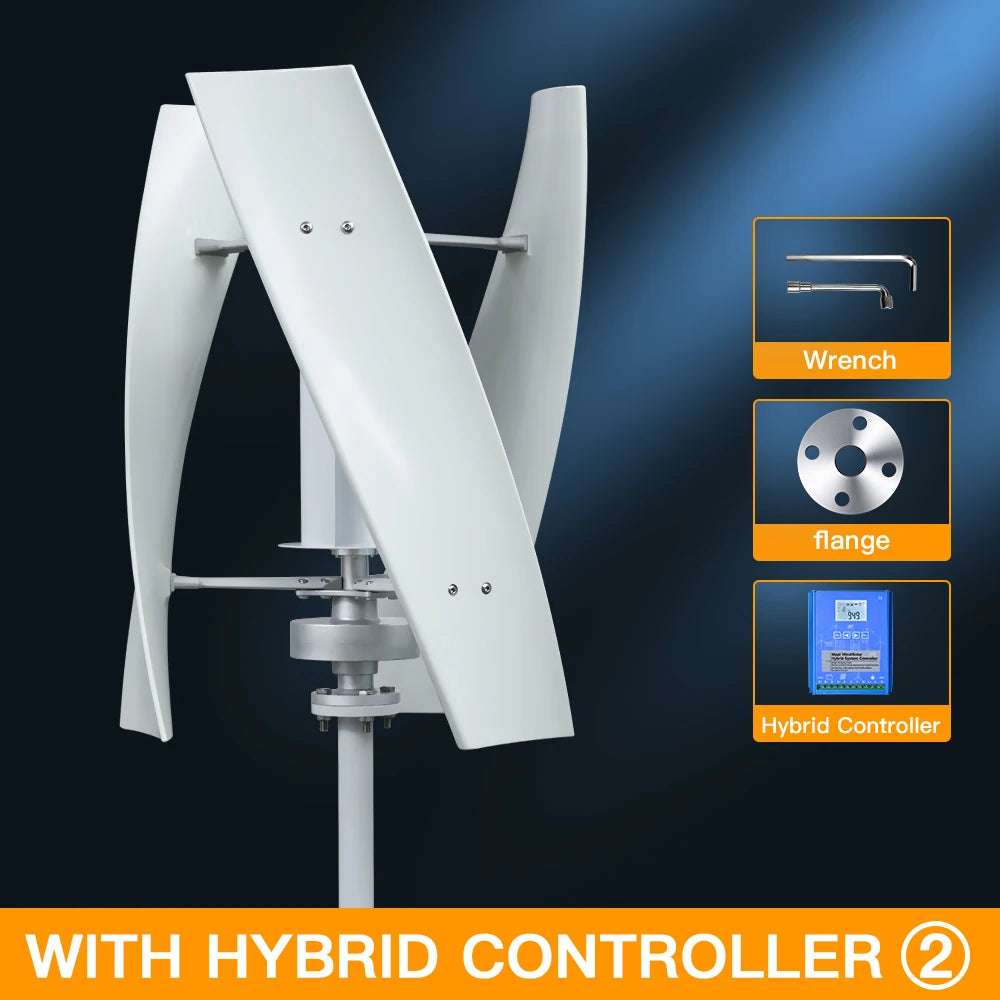 SX2-2000 2Kw Vertical Axis Wind Turbine | Off-Grid Power Wind Power