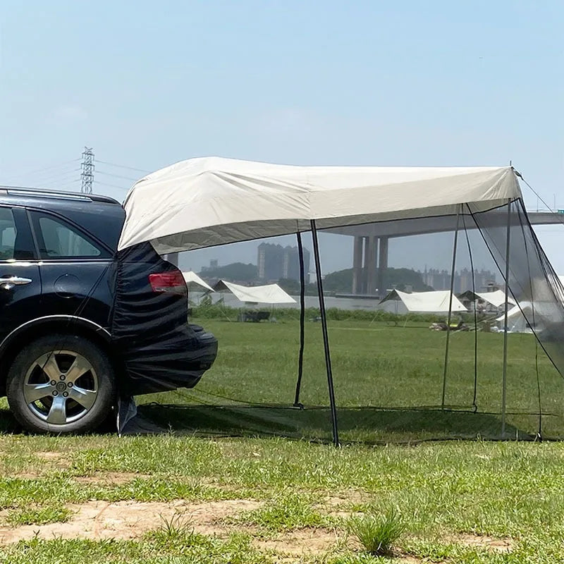 Camping Rear Tent, Mosquito Prevention and Sunshade, SUV Car 4x4 Camping Equipment BushLine