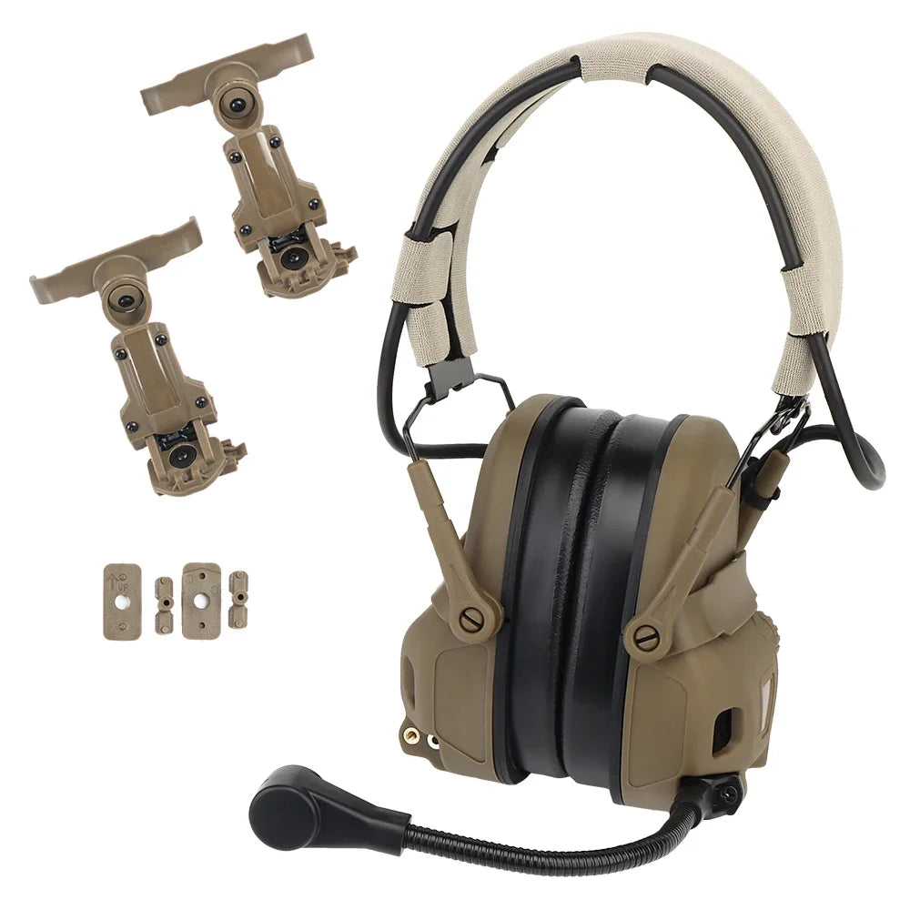 GEN 6 Noise Reduction Headset Helmet or Head Mounted 2 in 1