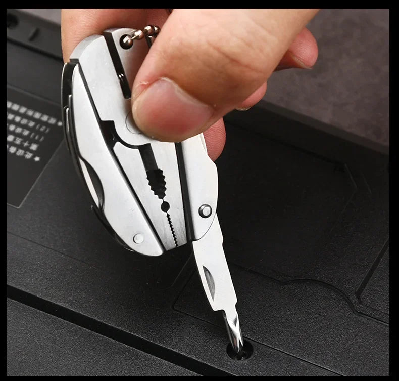Pocket Multitool Pliers Knife Screwdriver Stainless Steel survival BushLine