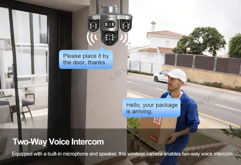 Solar Security Camera WI-FI Auto Tracking Security & Safety