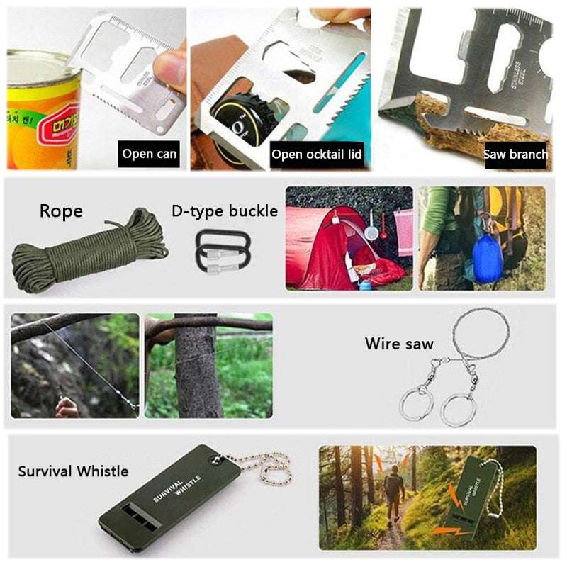 Survival First Aid Kit Survival set Molle survival BushLine