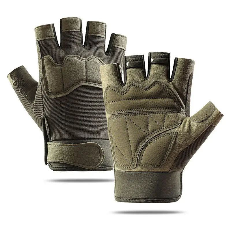 Tactical Gloves Half Finger Outdoor Mountaineering Cycling Wear-resistant Breathable gloves