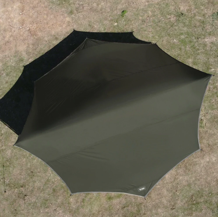 5.1 x 5.1m Tarp Waterproof Awning Shade Tent Shelter Sunshade Camping Equipment  BushLine