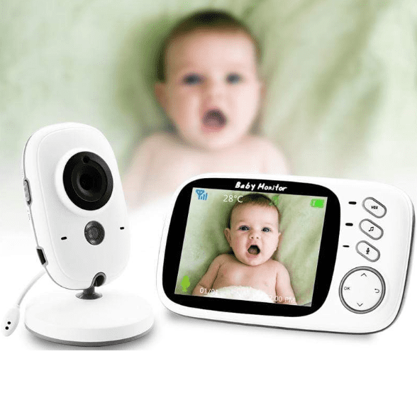 Wireless Video Color Baby Monitor Security Cameras BushLine   
