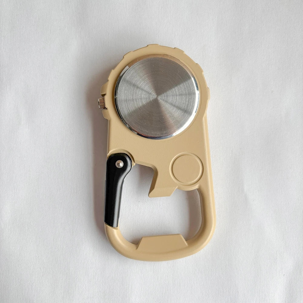 Versatile Carabineer Compass Watch Traditional Quartz Optics BushLine