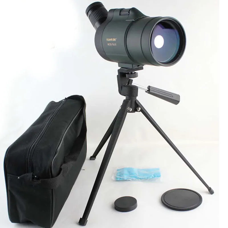 Visionking 25-75x70 Telescope Spotting Scope Monoculars Long Reach with Tripod Optics BushLine