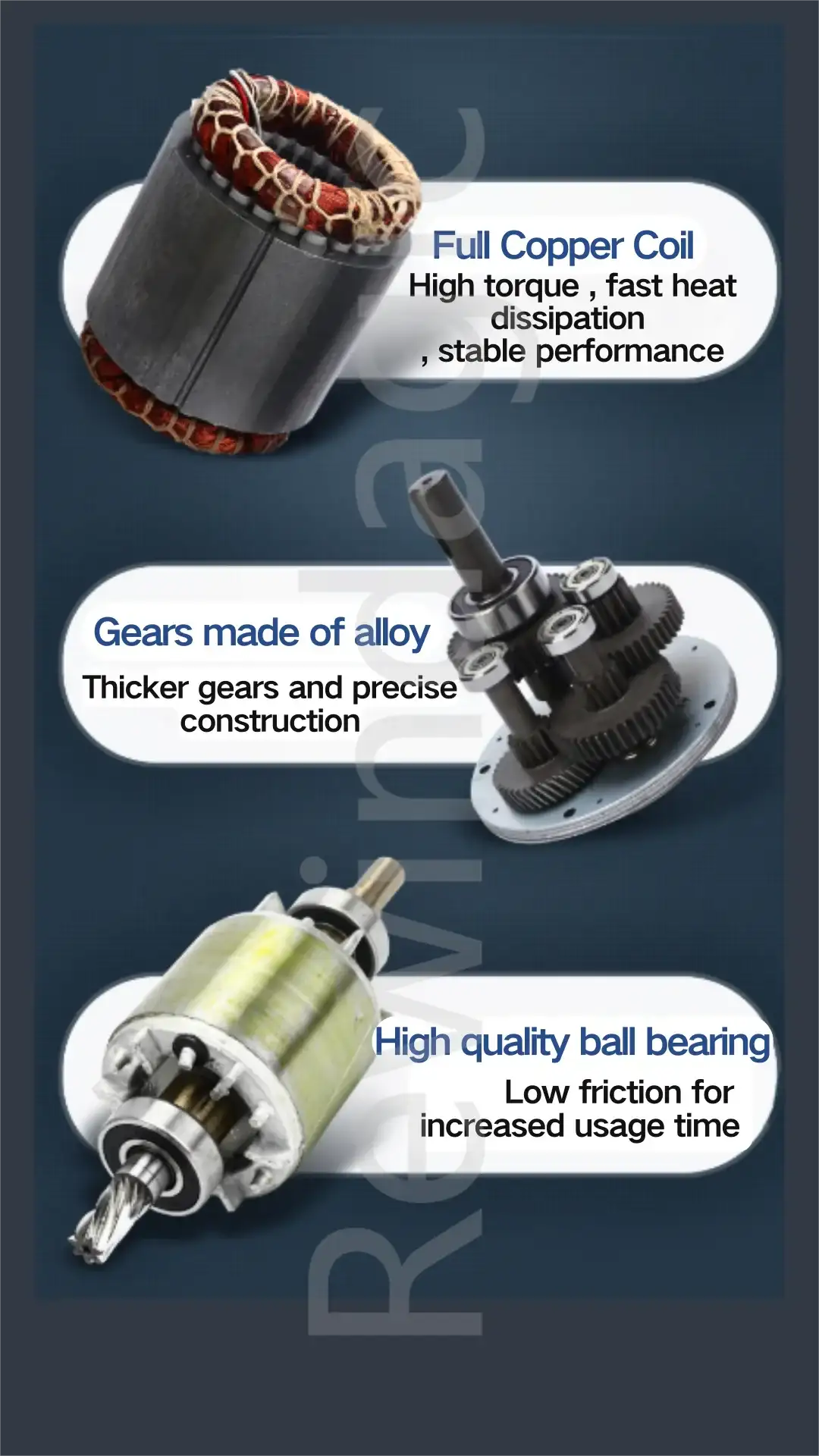 Wind Turbine Permanant Electro-Magnetic Dynamo 12V 24V 48V electrical supplys BushLine