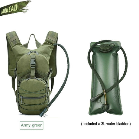 Camelback Hydration & Storage Backpack 2.5Ltr BackPacks BushLine Army Green-TPU Bladder  