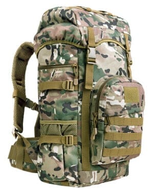 50L Military Tactical Backpack Large Capacity BackPacks BushLine CP1 camouflage  