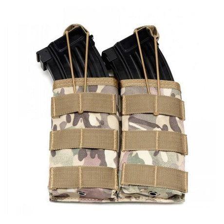 Molle Two Way Radio or M4 Mag Pouch's Helmet & Pack Accessories BushLine double multicam  