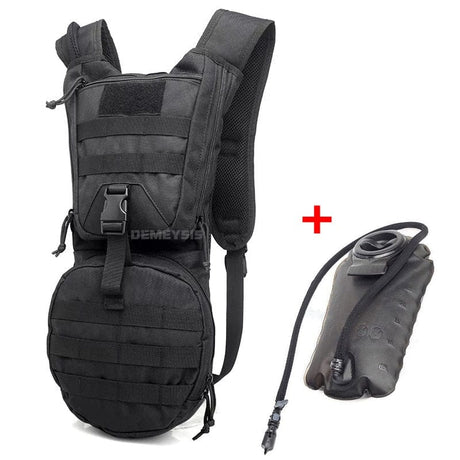 Molle Hydration Day Pack 3ltr TPU Water Bladder hydration backpacks BushLine black with Hydration  