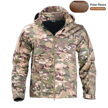 Light Weight Fleece lined Jacket Wind/Waterproof jackets BushLine CP S-45-55kg 