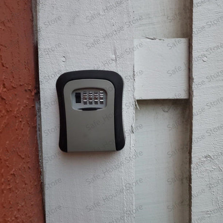 Wall Mount Key Security Lock Box key safe BushLine Black Light Gray L  