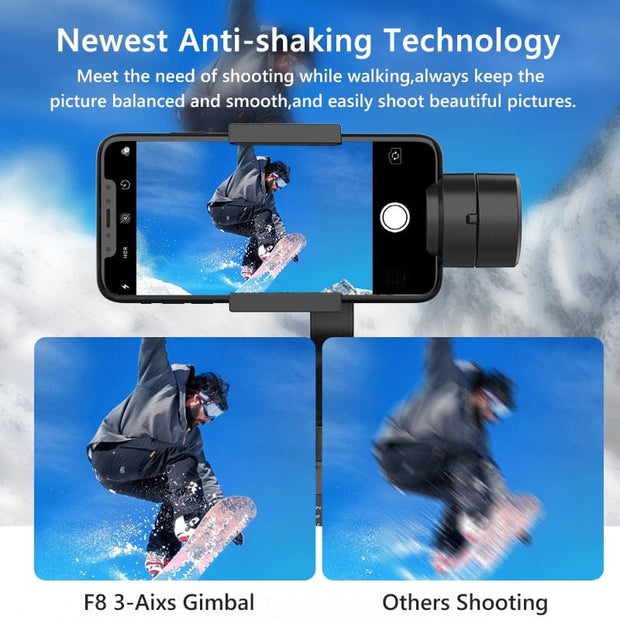 Axis Gimbal Stabilizer Phone Holder Anti Shake phone stuff BushLine   