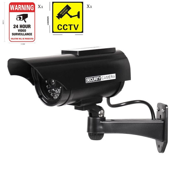 Fake CCTV Camera Solar Powered security systems BushLine   
