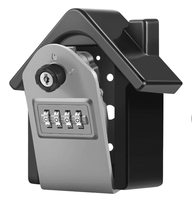 Wall Mounted Home Key Safe Box security systems BushLine Grey Keys  
