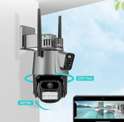 8MP 4K Wifi IP Camera Dual Security Protection Waterproof Security security systems BushLine   