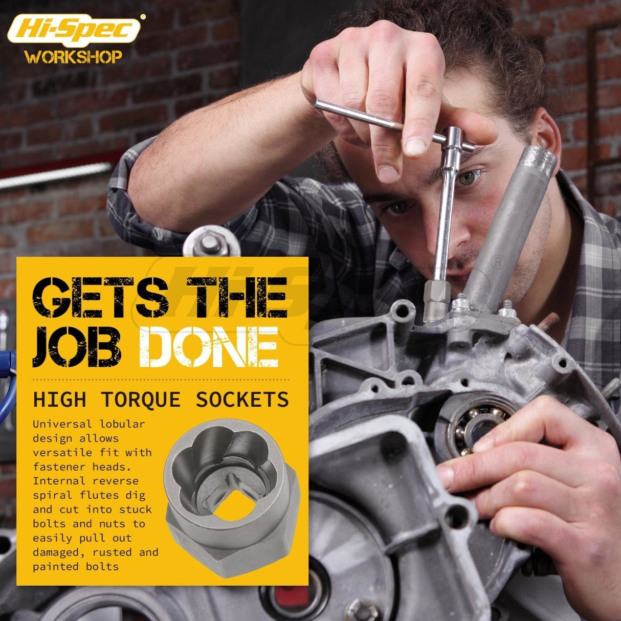 14pc Impact Extraction Socket Set, Bolt Nut Remover tools BushLine