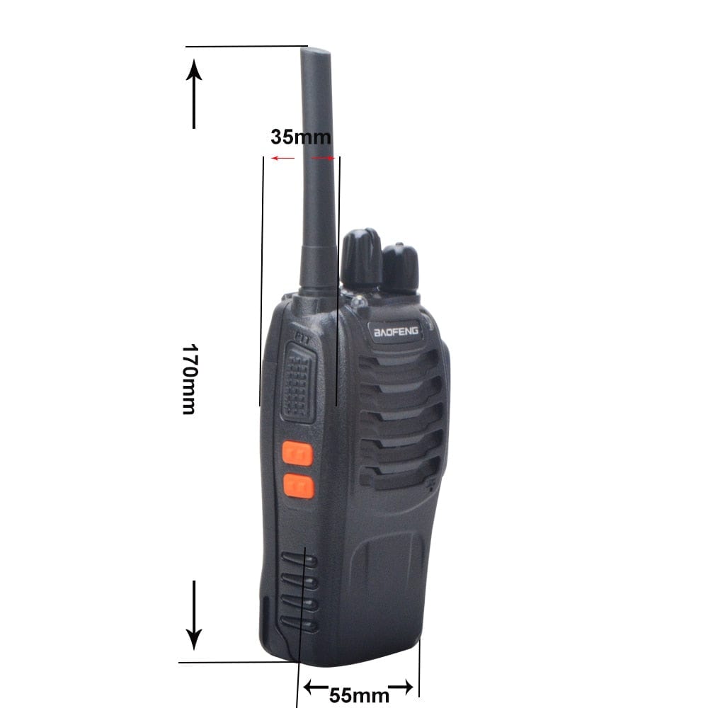2 Peace set Walkie Talkie two way radio BF-88E Smart Technology BushLine