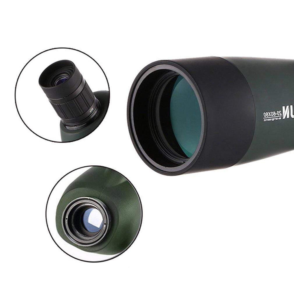 20-60x60 & 25-75x70 Spotting Monocular Telescope Optics BushLine