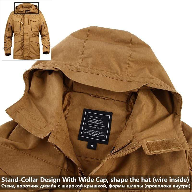 Black Snake M65 Military Field Jacket Outdoor Clothing BushLine