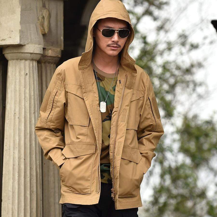 Black Snake M65 Military Field Jacket Outdoor Clothing BushLine