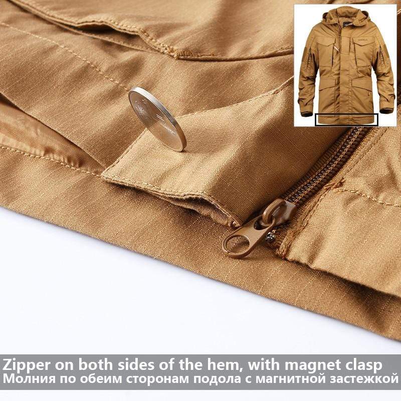 Black Snake M65 Military Field Jacket Outdoor Clothing BushLine