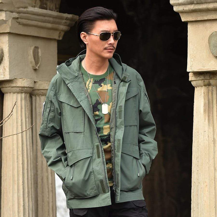 Black Snake M65 Military Field Jacket Outdoor Clothing BushLine