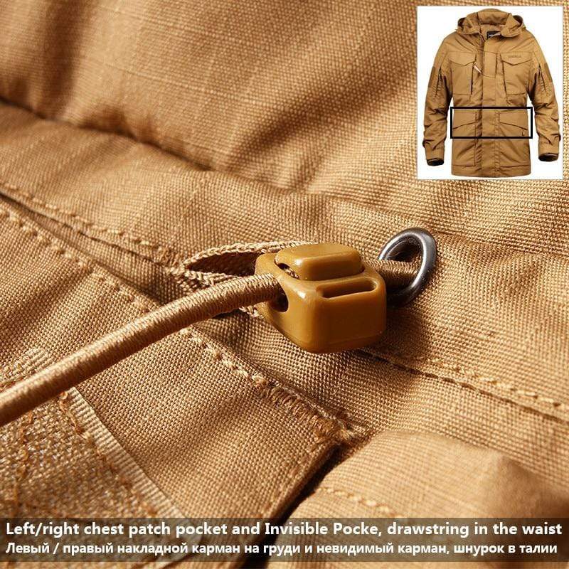 Black Snake M65 Military Field Jacket Outdoor Clothing BushLine