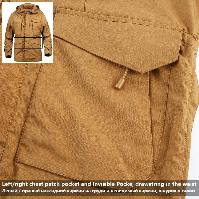 Black Snake M65 Military Field Jacket Outdoor Clothing BushLine