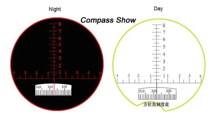 Boshile 10x50 Digital Compass Range Finder Binoculars Binoculars BushLine