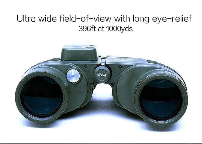 Boshile 10x50 Marine Binoculars Compass & Rangefinder Binoculars