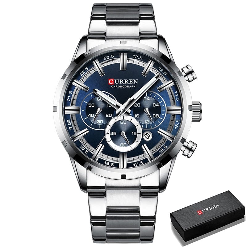 CURREN 8355 Luxury Sports Quartz Waterproof Watchs  BushLine