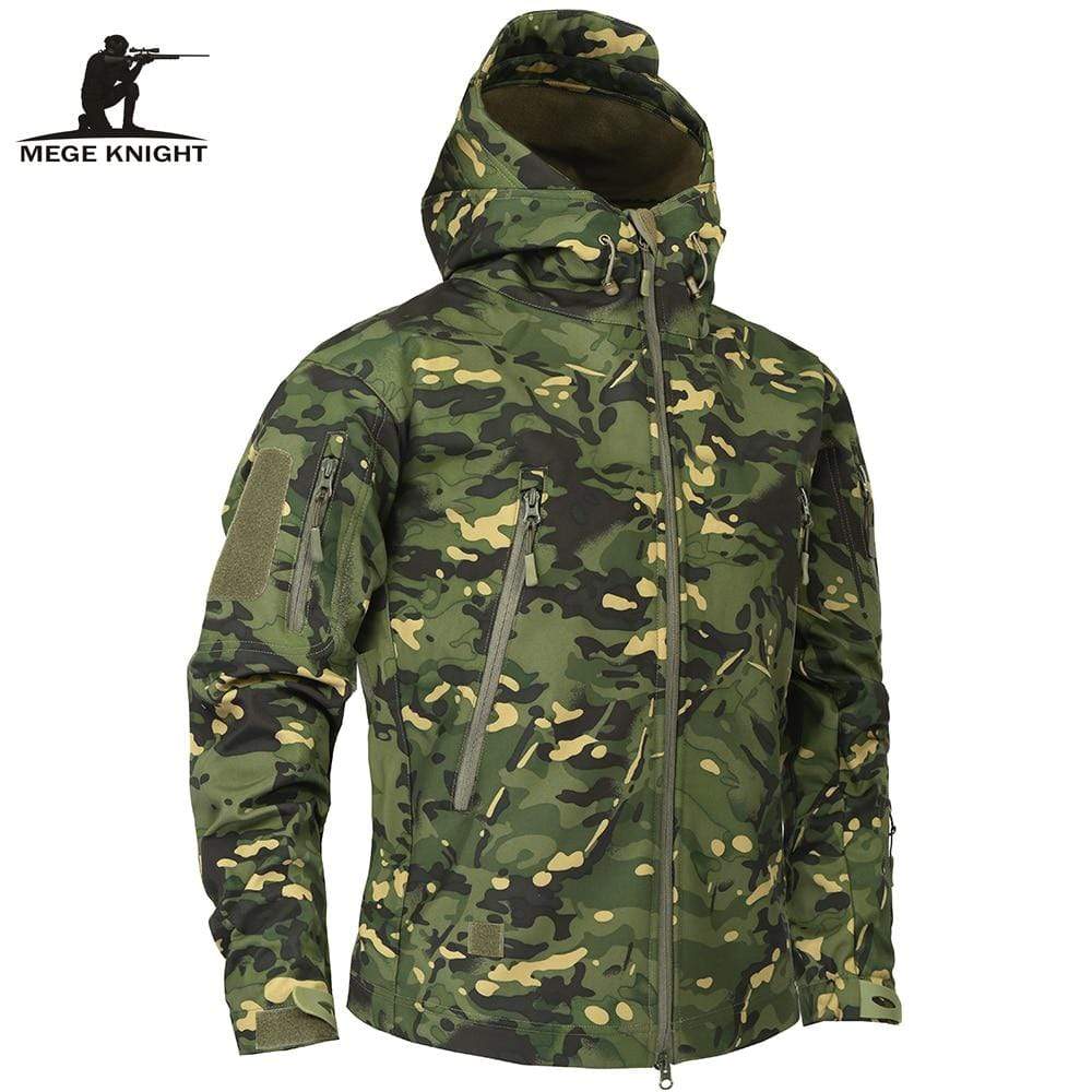 Camouflage Fleece Jacket Windbreaker Outdoor Clothing BushLine