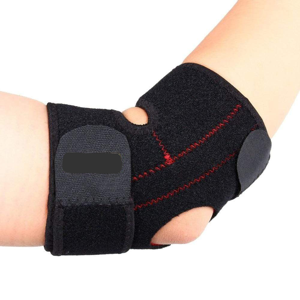 Adjustable elbow support wrap